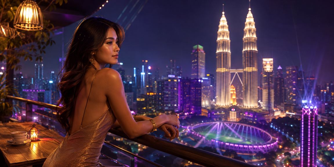 Suasana casino dan hiburan gaya Melayu moden di Kuala Lumpur