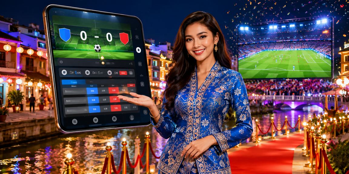 Pengguna dewasa Malaysia dari Melaka menikmati pertaruhan bola sepak secara bertanggungjawab di platform 398