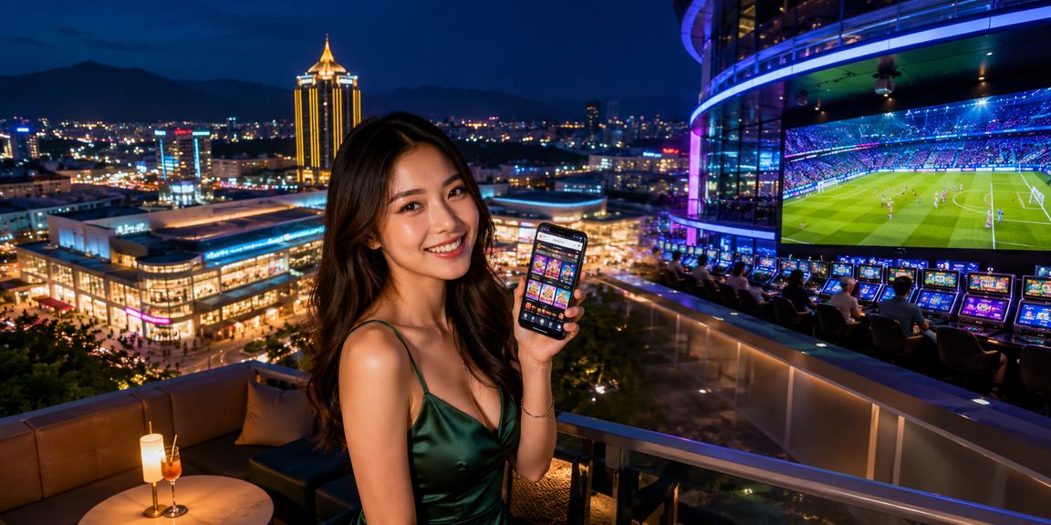 Pemain dari Seremban menyemak odds perlawanan bola sepak secara dalam talian melalui platform 398